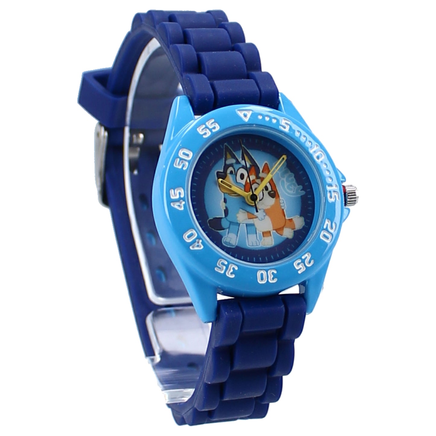 Bluey Kinderuhr – Mit PVC-Armband & Zifferblatt mit Bluey und Bingo