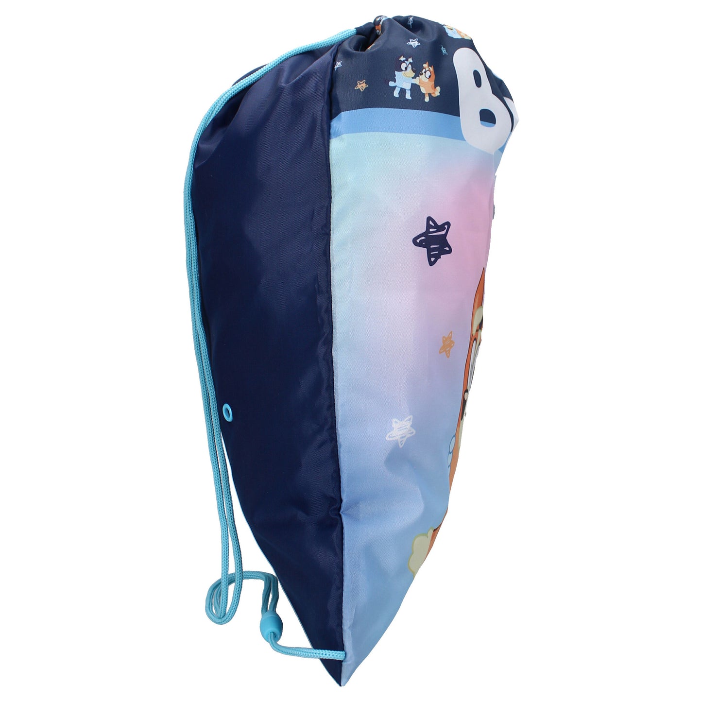 Bluey Kordelzugbeutel Smoochy Kiss für Schule & Freizeit 44 x 36 cm