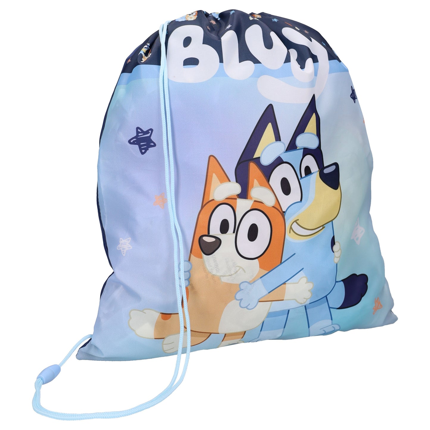 Bluey Kordelzugbeutel Smoochy Kiss für Schule & Freizeit 44 x 36 cm
