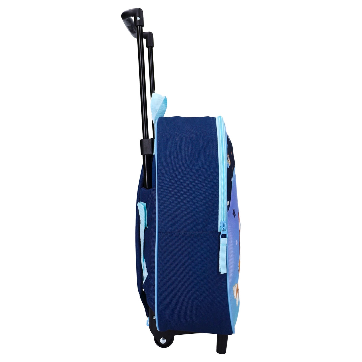 Bluey Smoochy Kiss Trolley Rucksack Kinder Schule Reisetasche mit Rollen