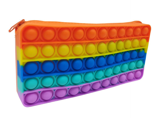 Rainbow Bunt Federmäppchen Ideales Etui für den Schulalltag