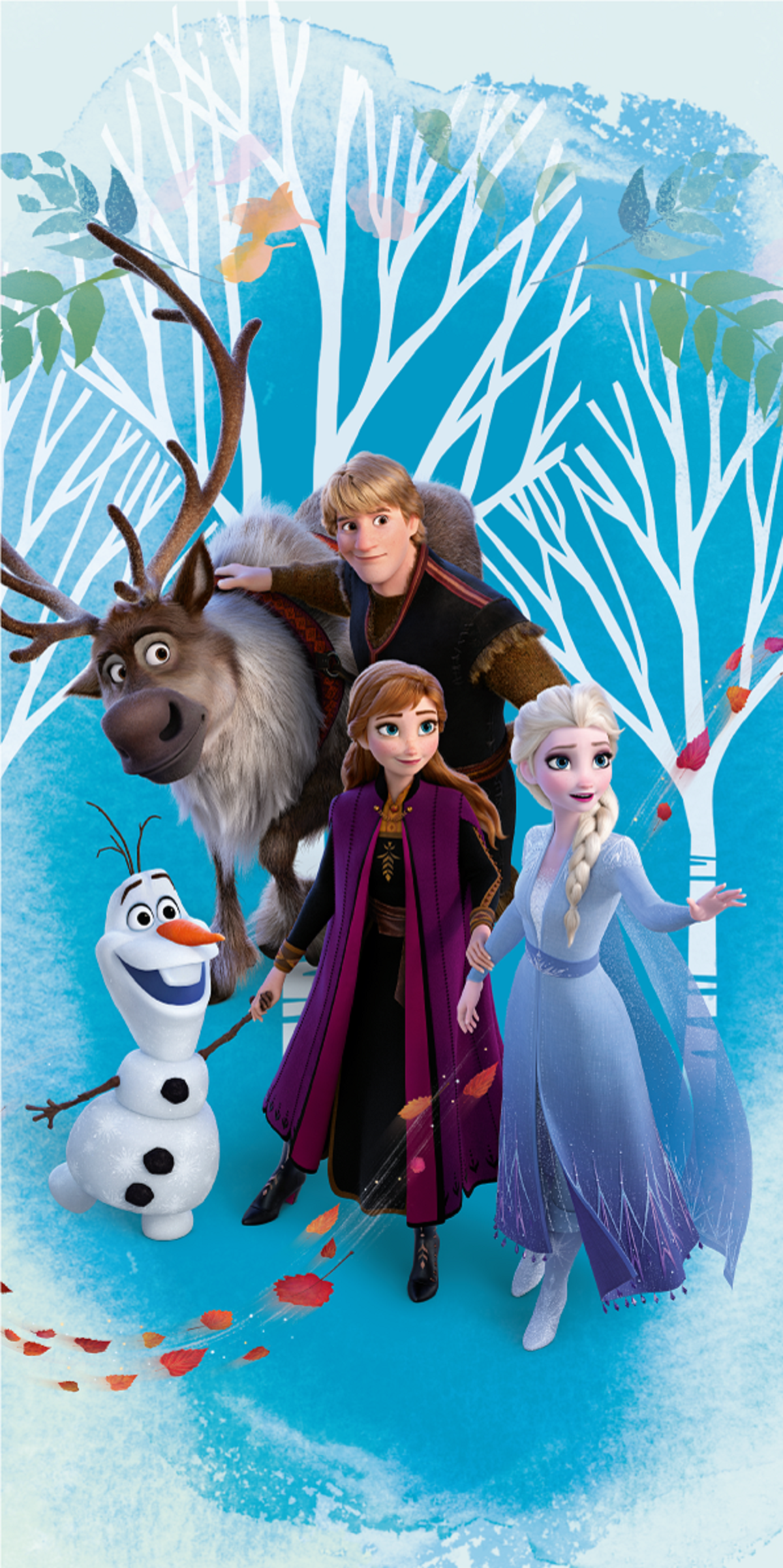 Disney Frozen Baumwolle Strandtuch Frottee Badetuch mit Premium Druck, 70x140 cm