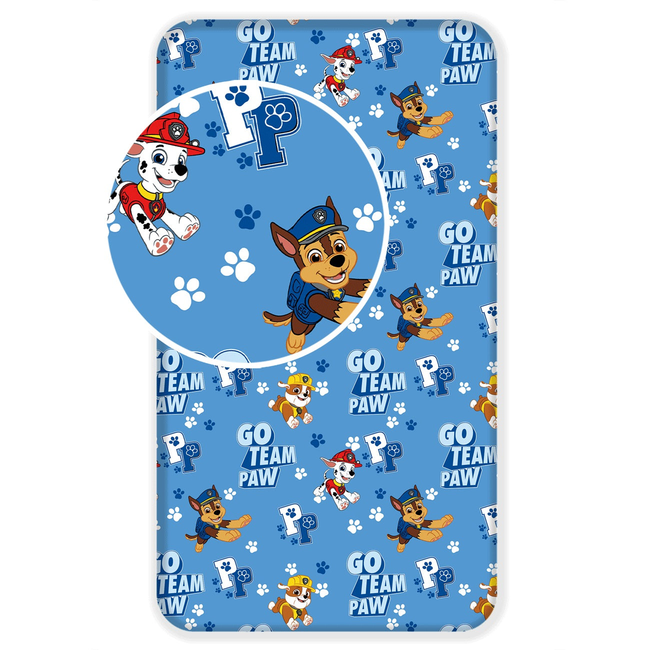 Paw Patrol Kuschelige Bettwäsche Polyester, 90x200 + 25 cm