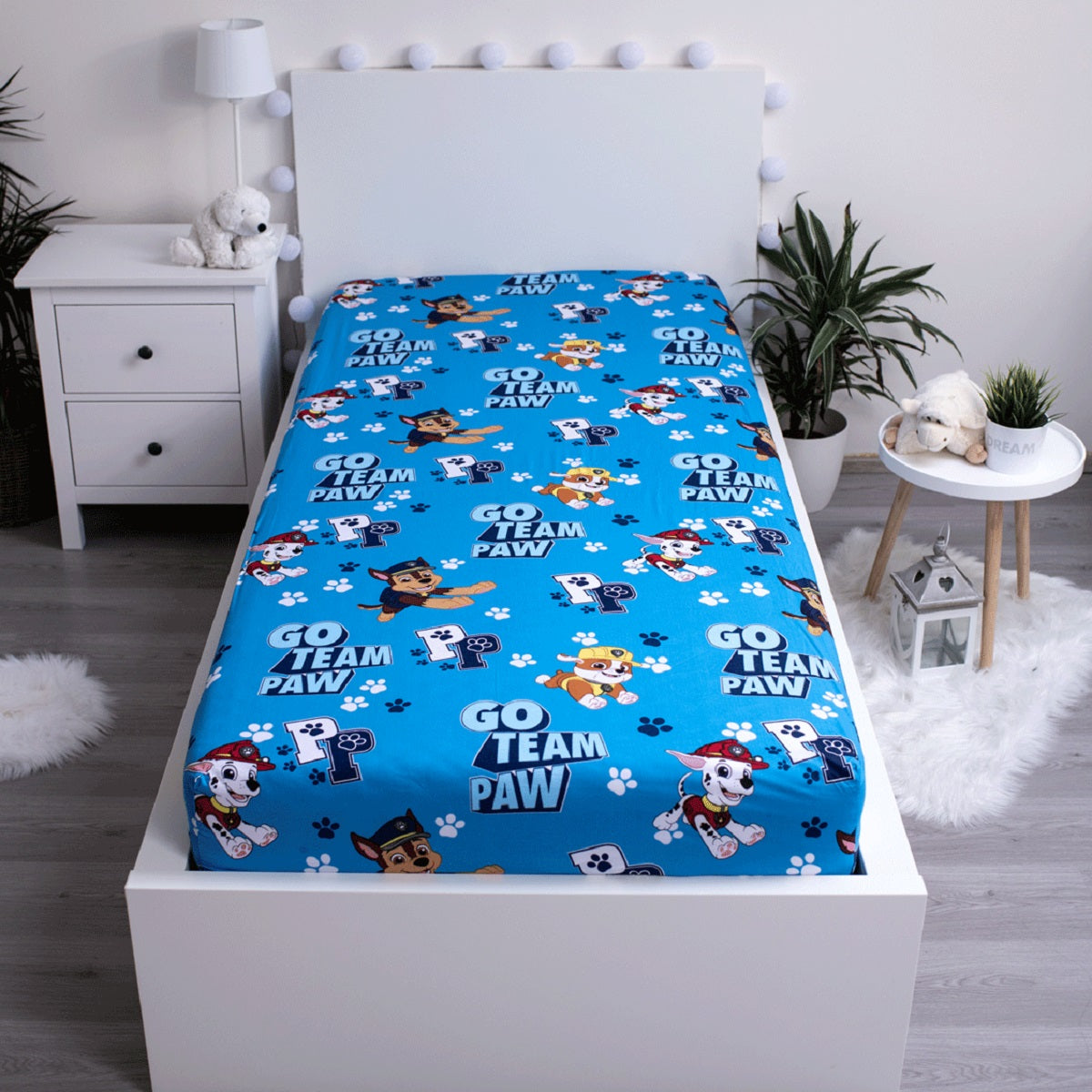 Paw Patrol Kuschelige Bettwäsche Polyester, 90x200 + 25 cm