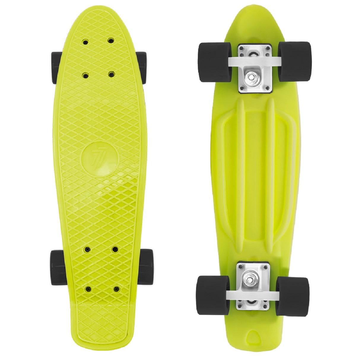 7-Brand Pennyboard BLACK LEMON ABEC-7 Lager, Polypropylen