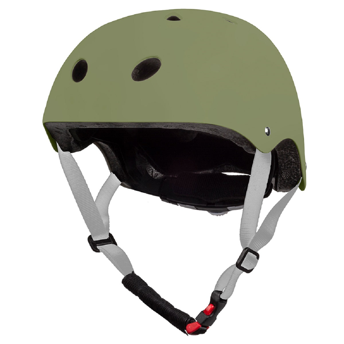 7-Brand Sporthelm Army Grün Sicher & Leicht für Fahrrad & Skaten 52-56 cm
