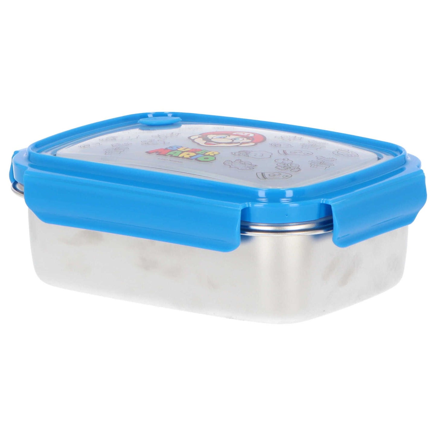 Super Mario Aluminium Brotdose für Kinder Lunchbox für Schule und Freizeit