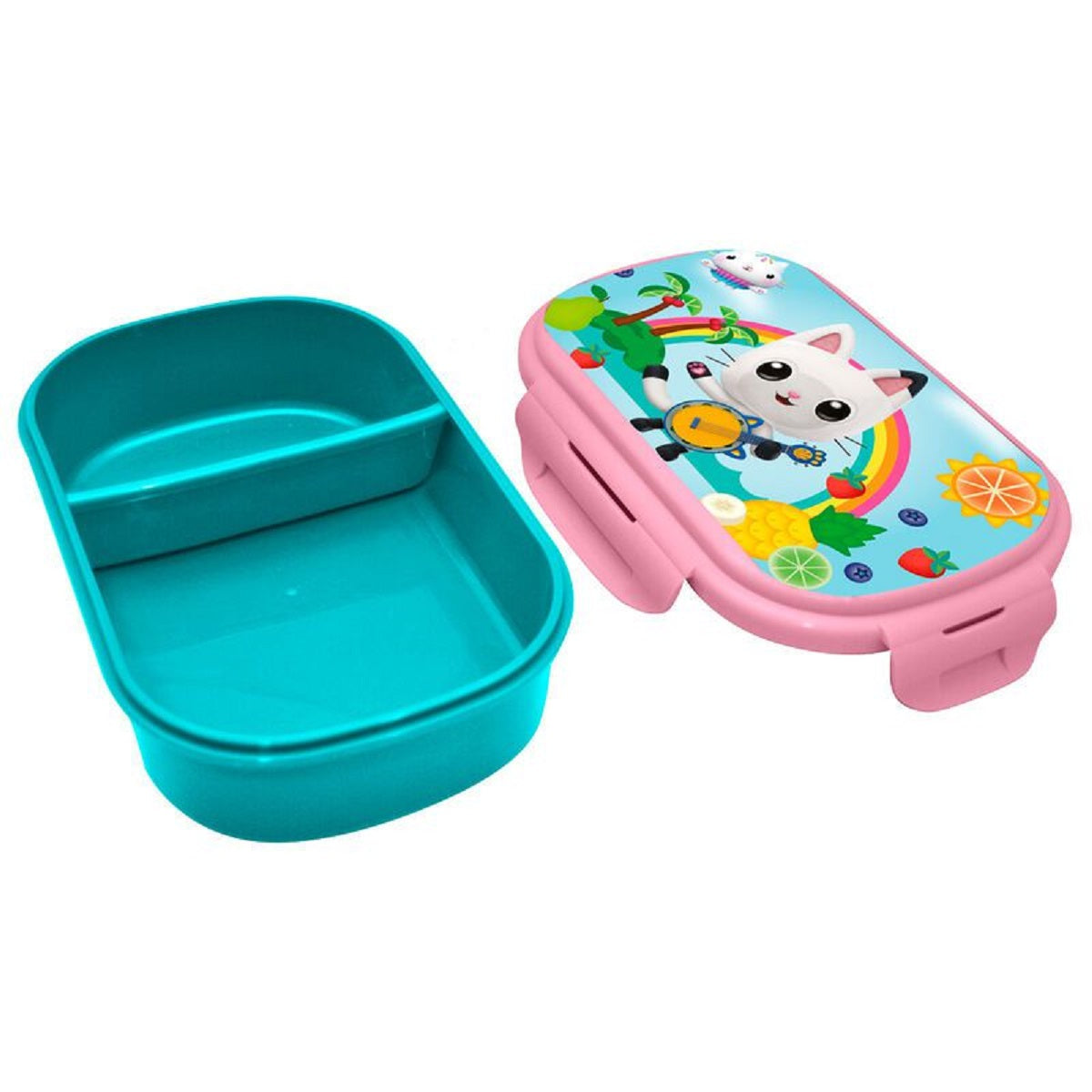 Gabby's Dollhouse Lunchbox mit Besteck – Perfekte Bento-Box für Kinder