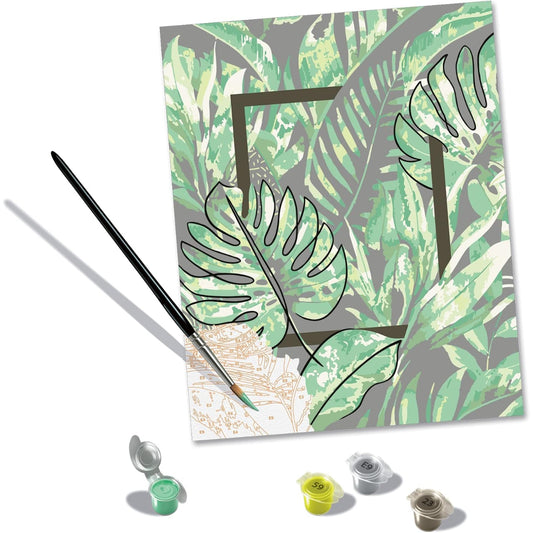 Ravensburger Malen nach Zahlen Set Blätter Motiv DIY Kreativset ab 12 Jahre