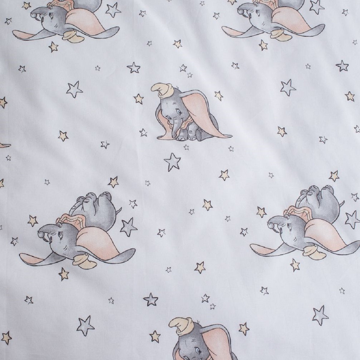 Disney Dumbo Kinder Bettwäsche-Set – Bettbezug 100x135 cm & Kissenbezug 40x60 cm