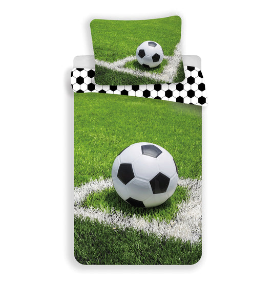 Football Baumwolle Bettwäsche – Bettbezug 140x200 cm & Kissenbezug 70x90 cm