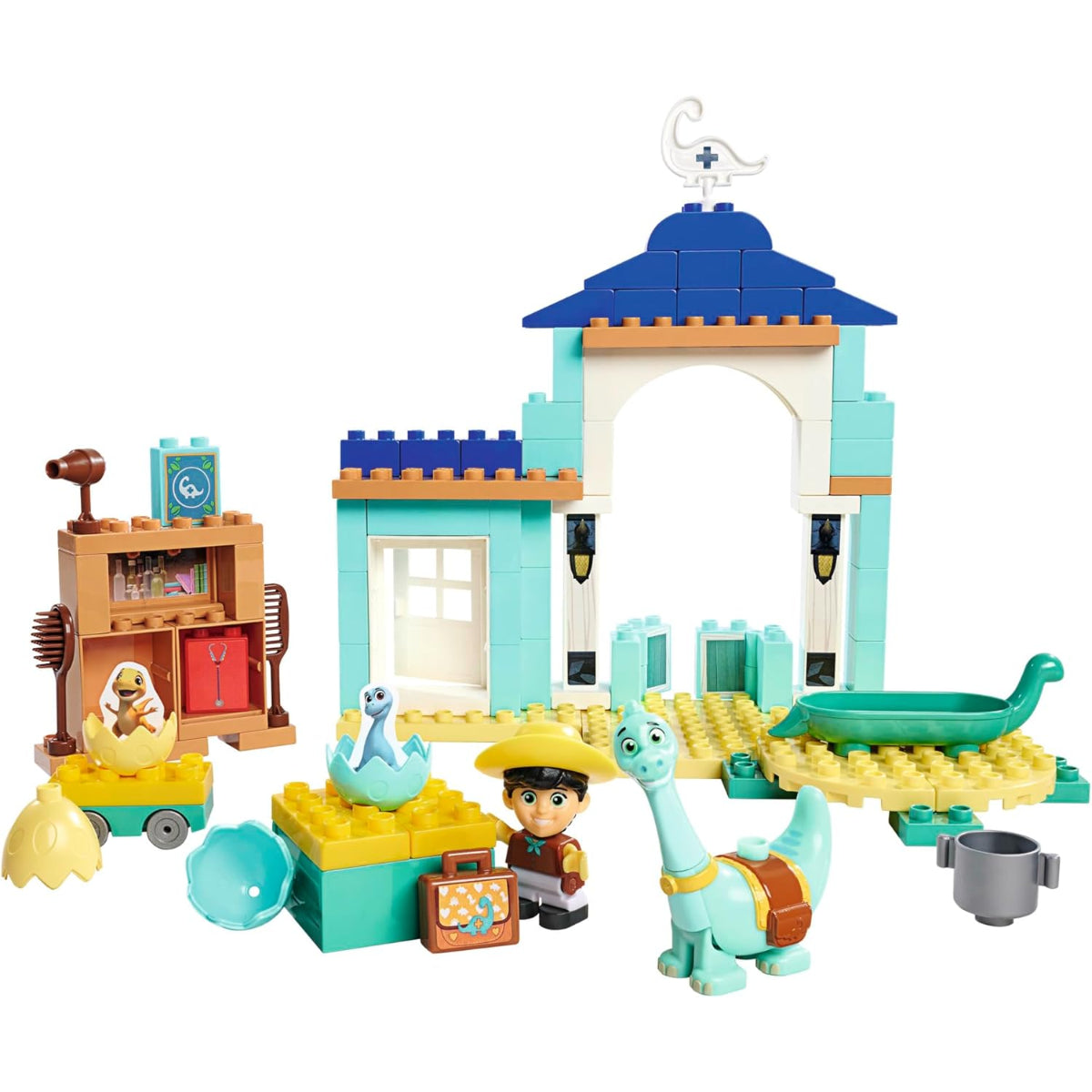 Big-Bloxx Dino Ranch Pflegestation 86 Teile Spielset