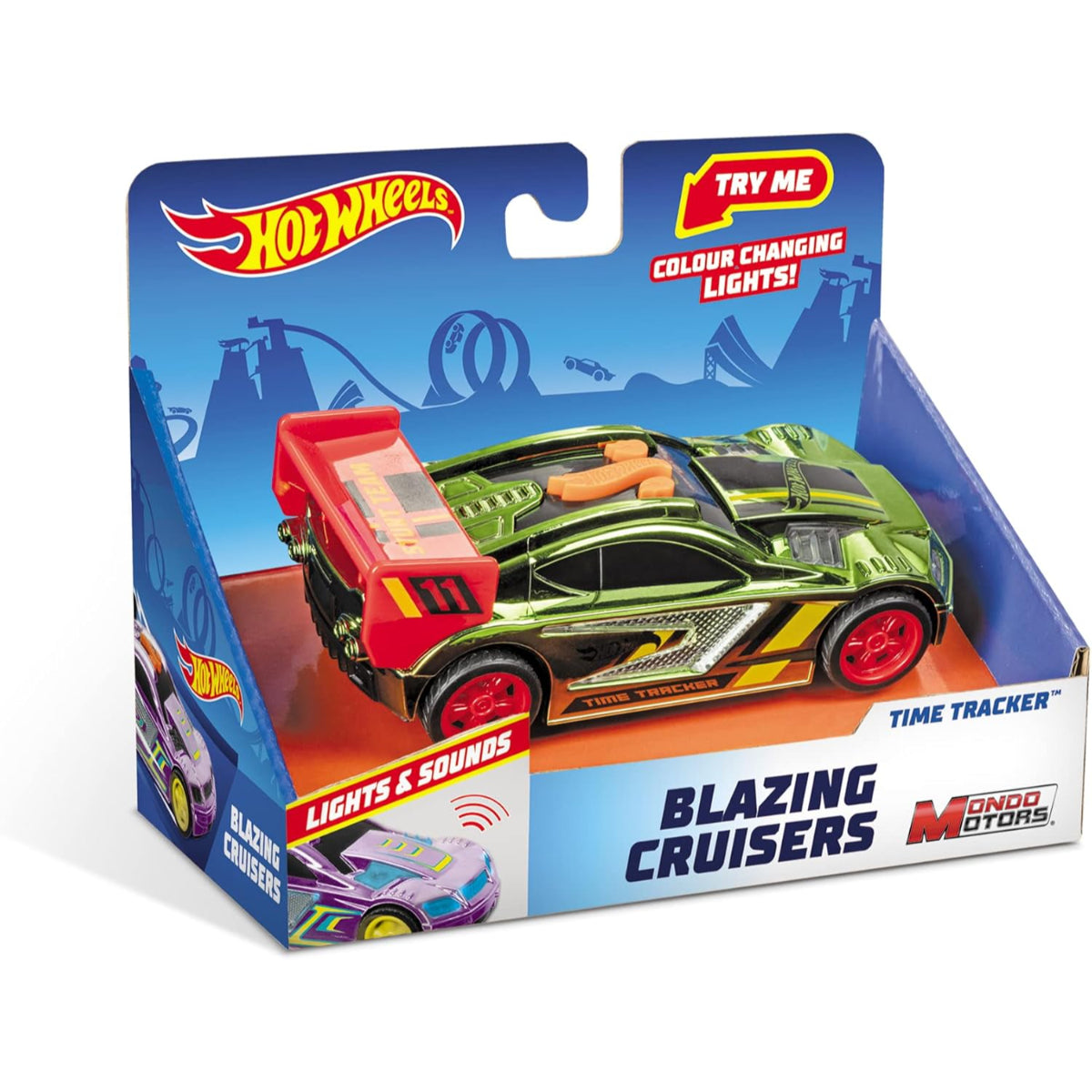 Hot Wheels Blazing Cruisers Auto für Kinder für Action und Bewegung