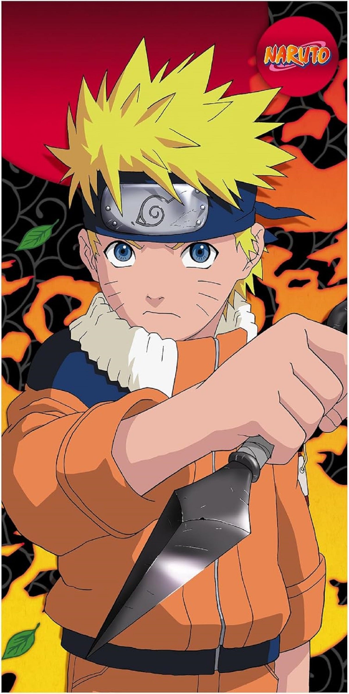 Naruto Handtuch 70x140 cm Baumwolle weich Badetuch saugfähig Duschtuch