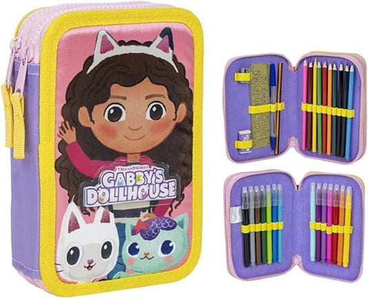 Gabby's Dollhouse gefüllte Federmappe – Perfekte Stifteetui für Kinder