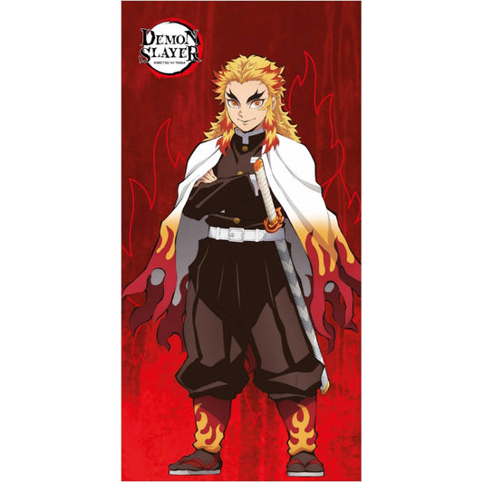 Demon Slayer Handtuch 70x140 cm Baumwolle weich Badetuch saugfähig Duschtuch