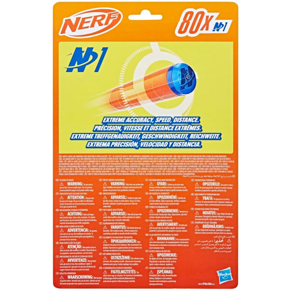 Nerf Schaumstoff Darts 80 Stück Nachfüllset kompatibel mit N Serie Blaster Spielzeug
