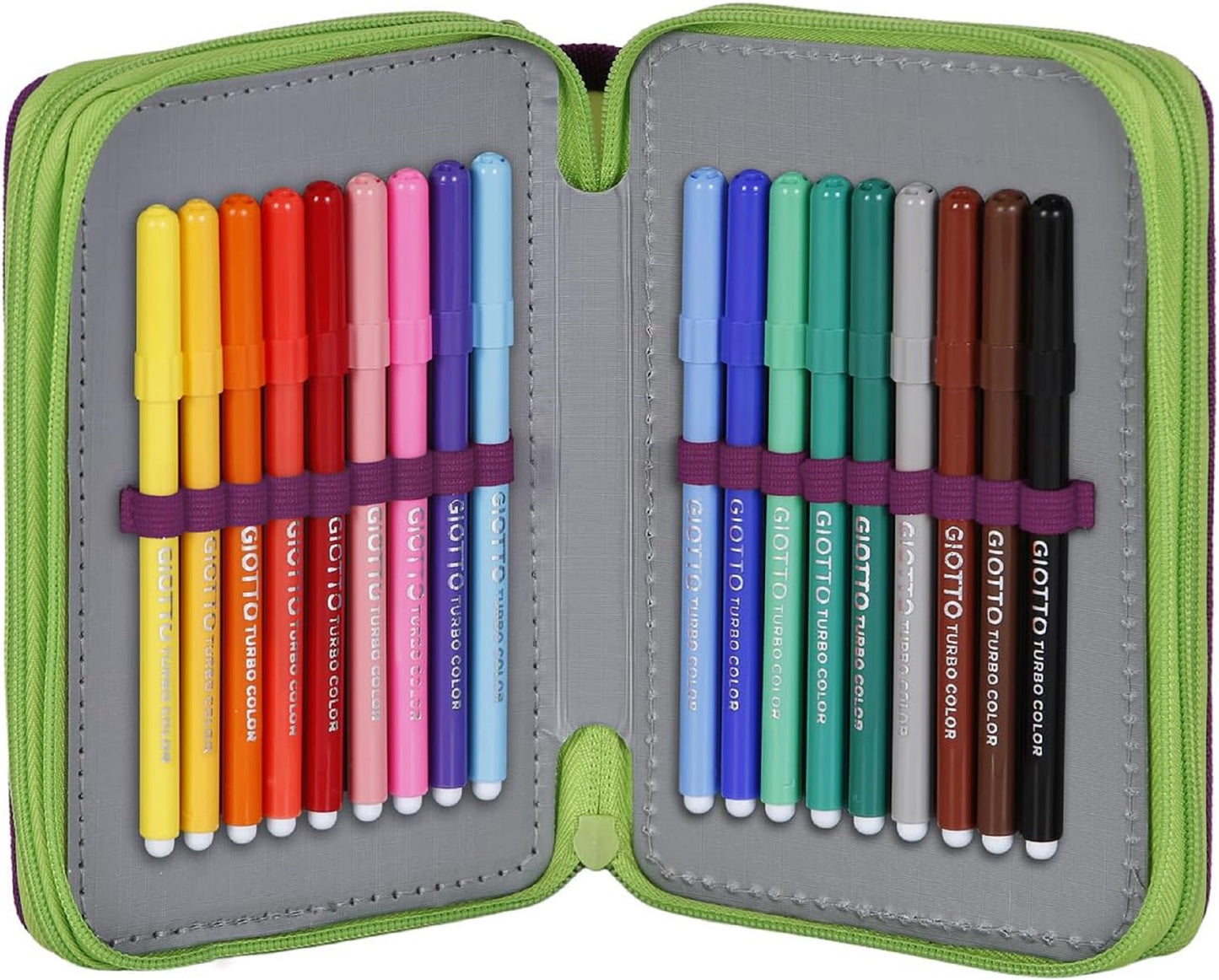 Marvel Hulk Federmappe – Großes 3-Fach Mäppchen, Komplett Gefüllt, 14 x 21 cm