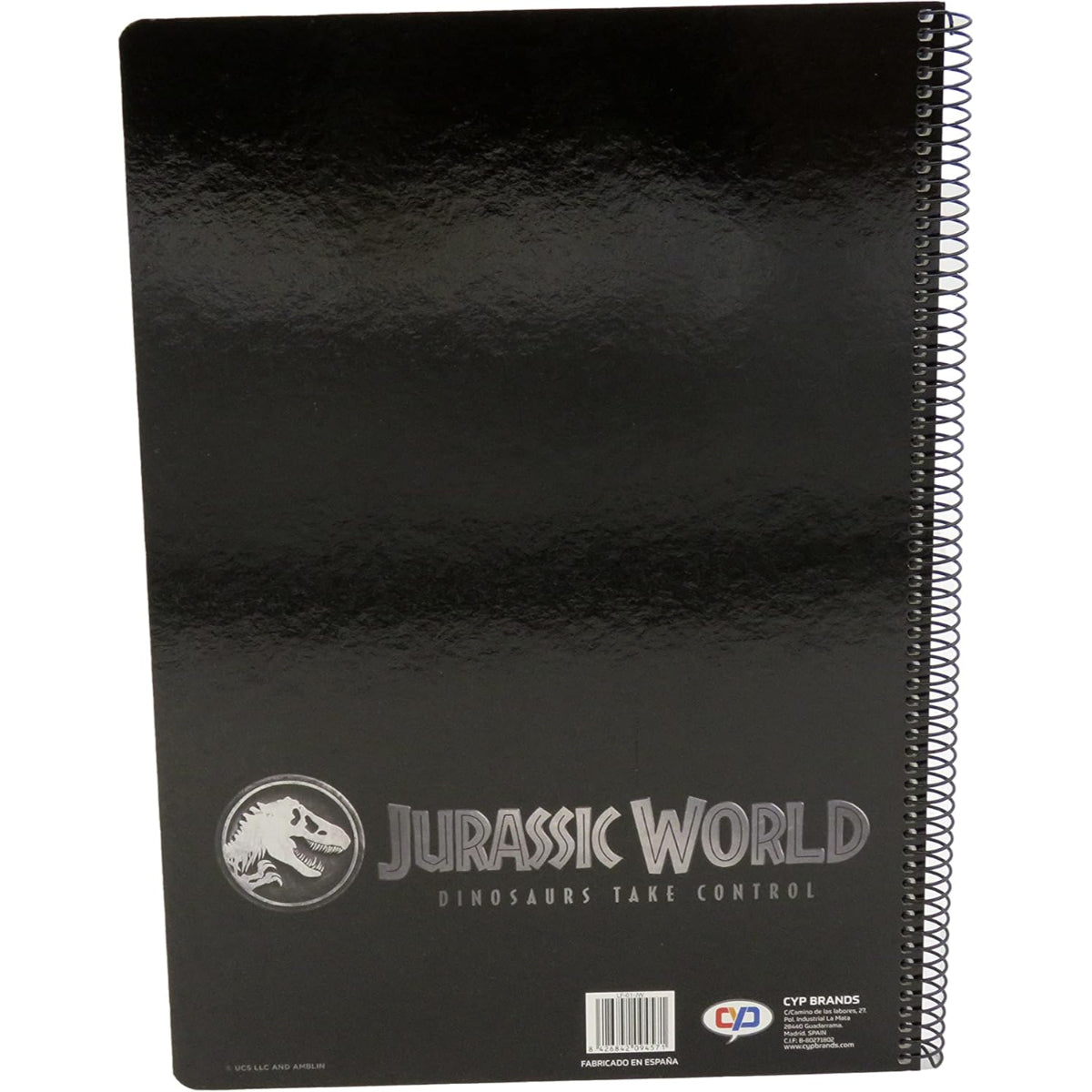 Jurassic World Notizbuch kariert 80 Blatt 4x4 mm Heft A4 Schulheft Schreibheft 30,5x22,5 cm