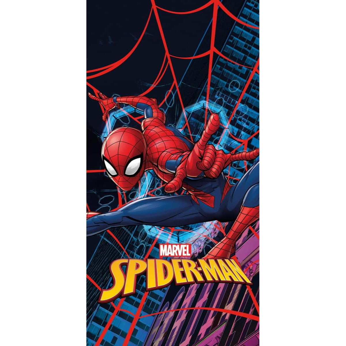 Spiderman Handtuch 70x140 cm Baumwolle weich Badetuch saugfähig Duschtuch