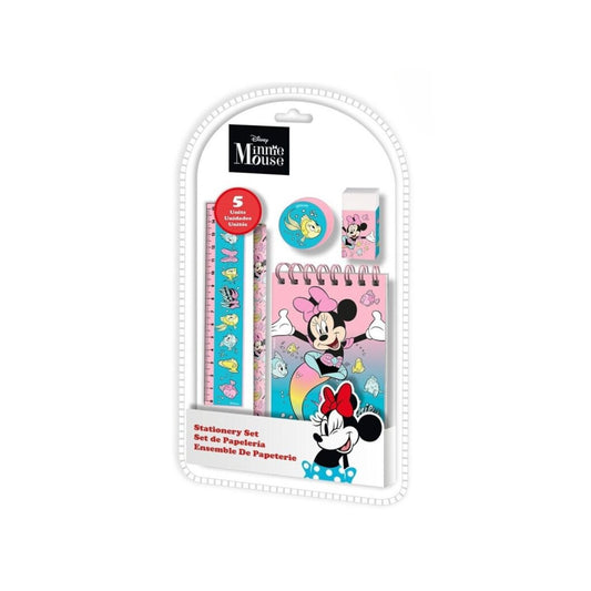 Minnie Mouse Briefpapier-Set Buntes Set für kleine Disney-Fans