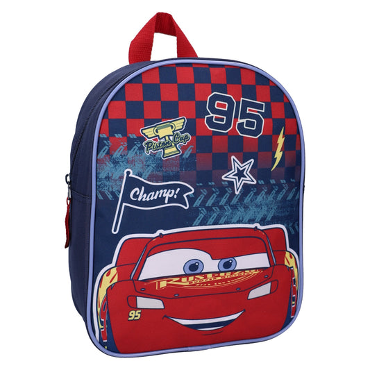 Disney Cars Kinder Rucksack Blau für Kita Schule Freizeit und unterwegs