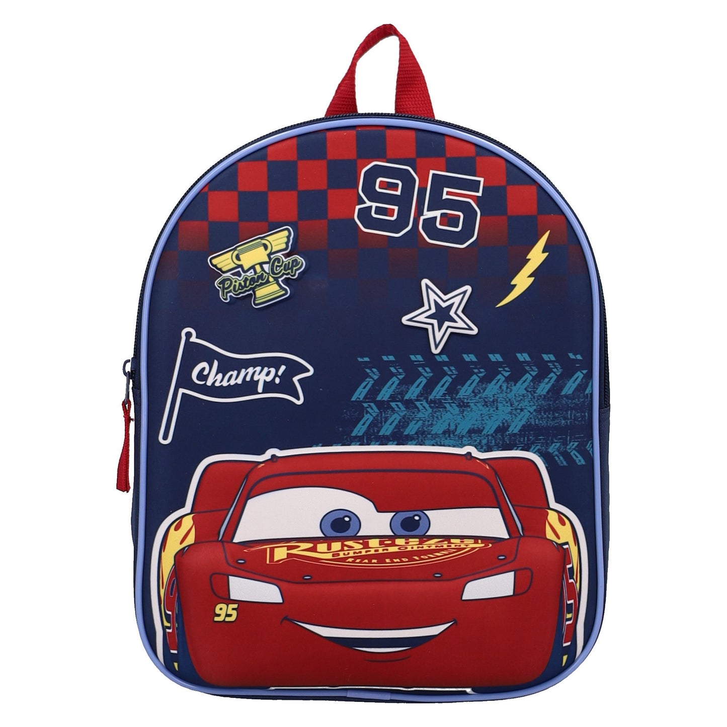 Disney Cars Kinder Rucksack Blau für Kita Schule Freizeit und unterwegs