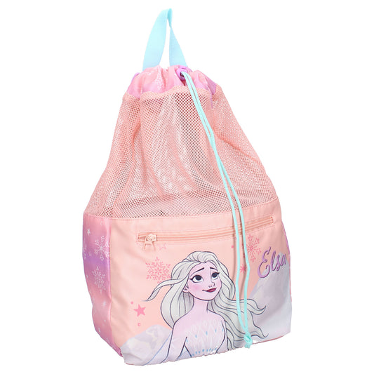 Disney Frozen II Sportbeutel „It’s All Magic“ Turnbeutel mit Elsa-Aufdruck