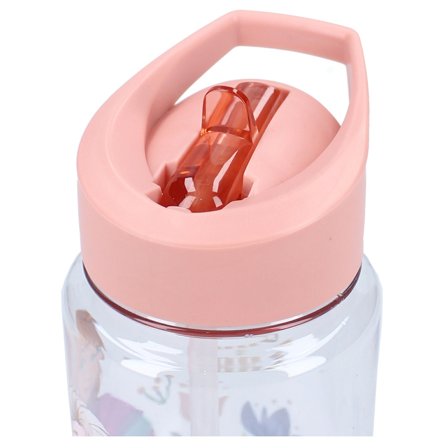 Disney Frozen II 450 ml Wasserflasche – Kinderflasche mit Griff & Strohhalm