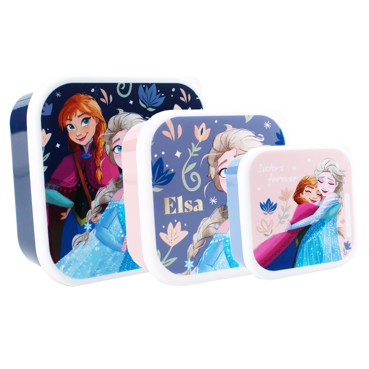Frozen II Snackbox – 3-in-1 Brotdose mit Anna & Elsa für Kinder