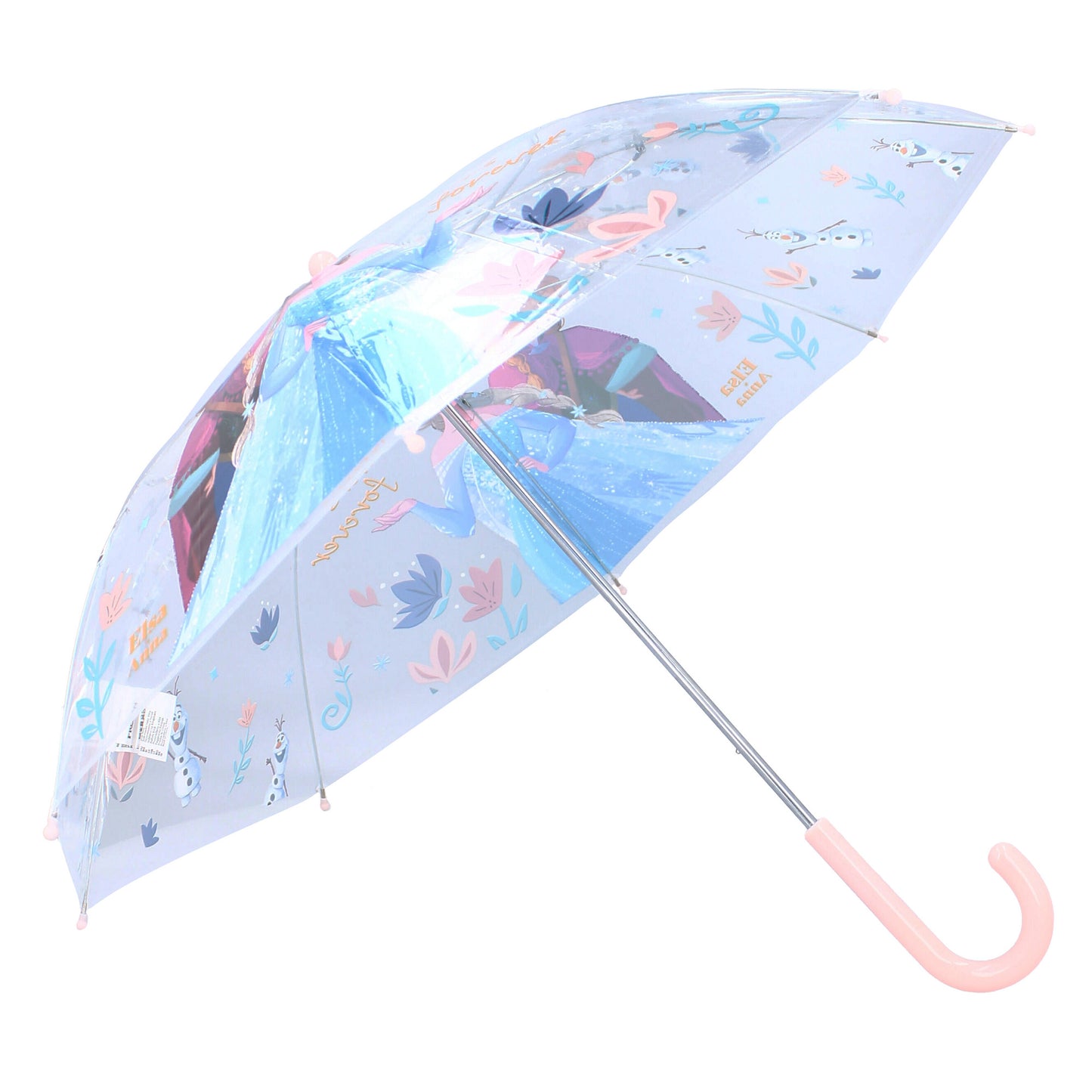 Disney Frozen II Schirm Ø 71 cm – Bunter Regenschirm für Kinder mit Elsa und Anna
