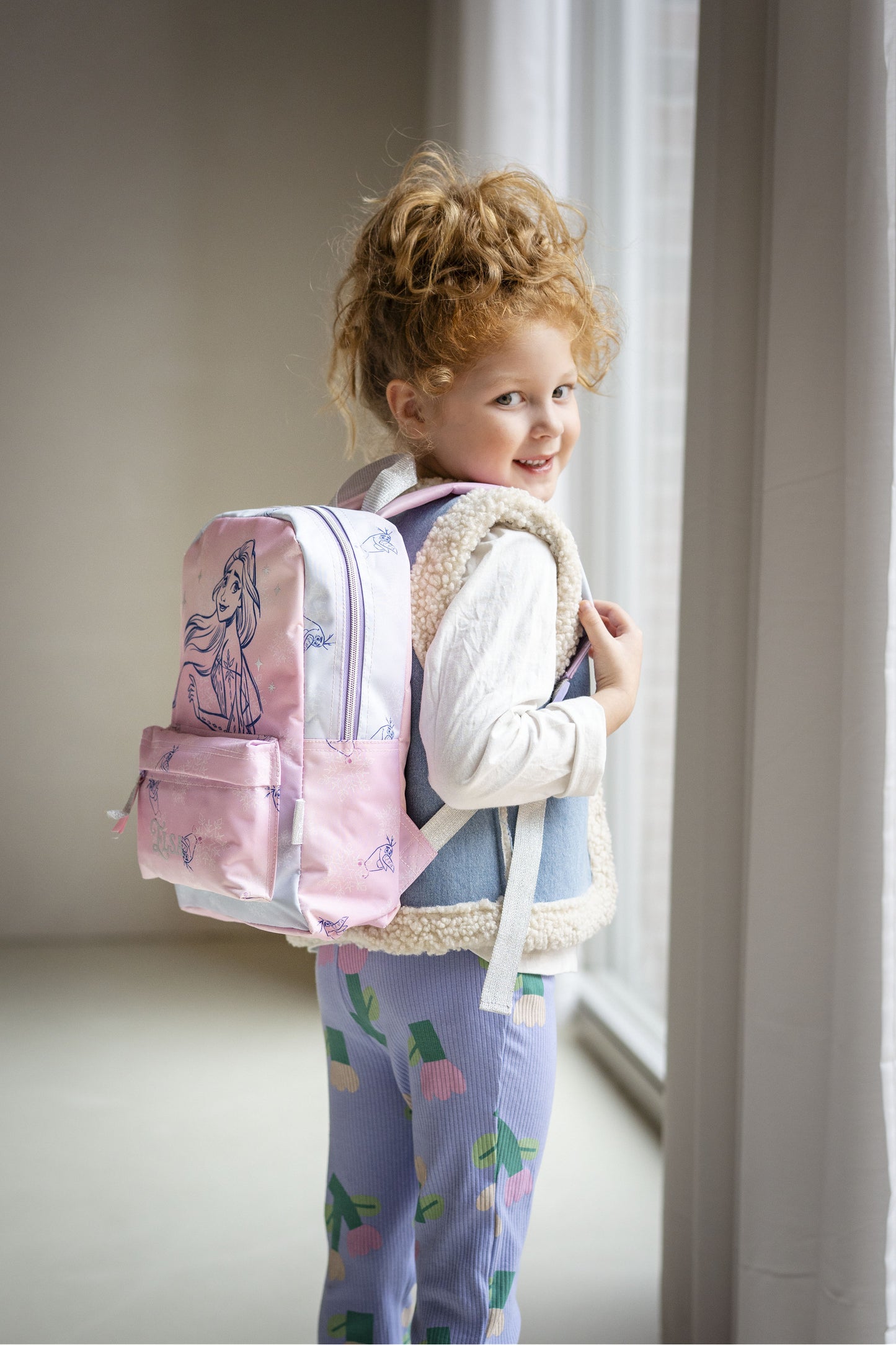 Disney Kinder Rucksack Frozen II Bunter Schulrucksack mit Elsa & Olaf