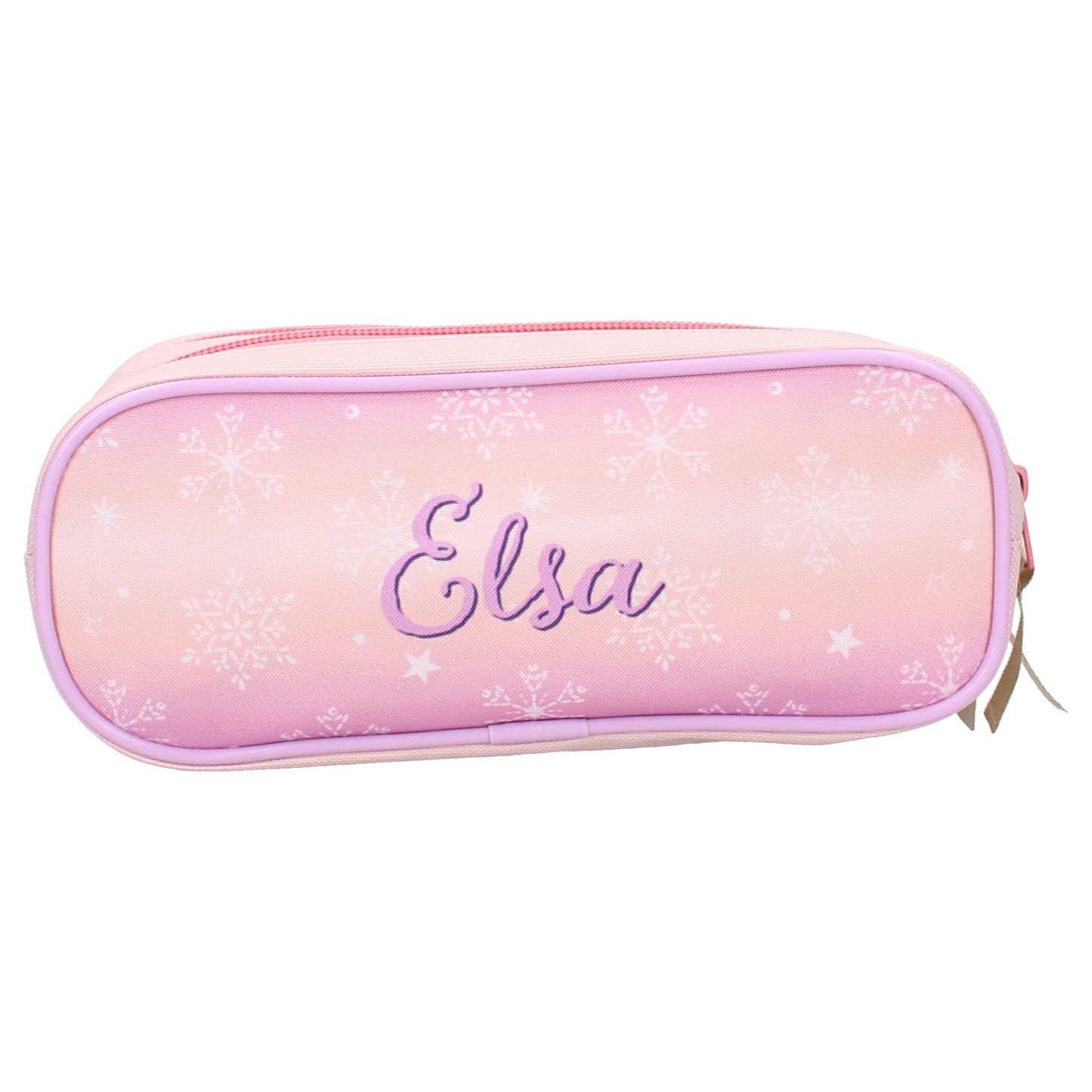 Disney Frozen II Stiftemäppchen – Rosa Schlampermäppchen mit zwei Fächern