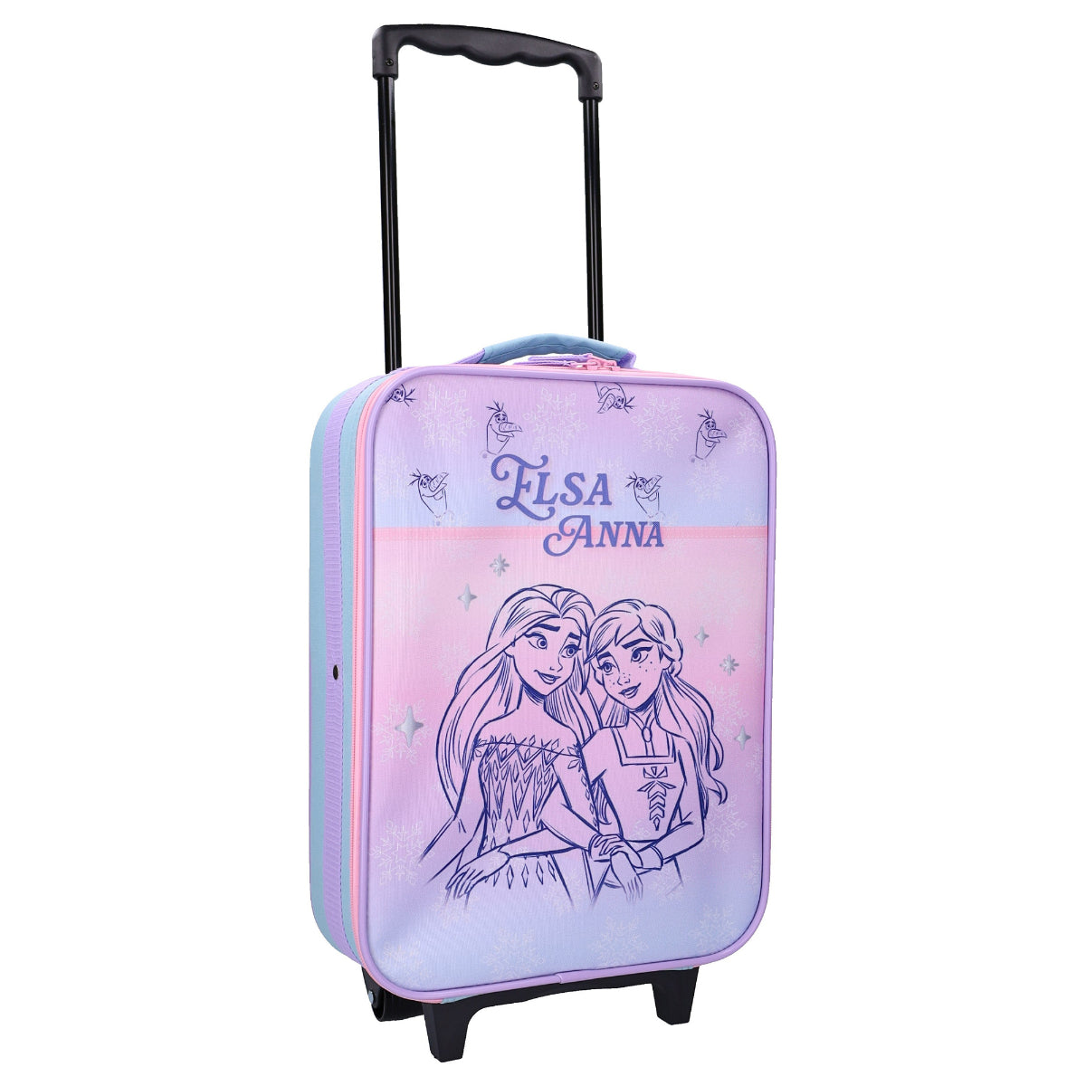 Disney Elsa & Anna Kinderkoffer Trolley mit 2 Rollen und geräumigem Hauptfach