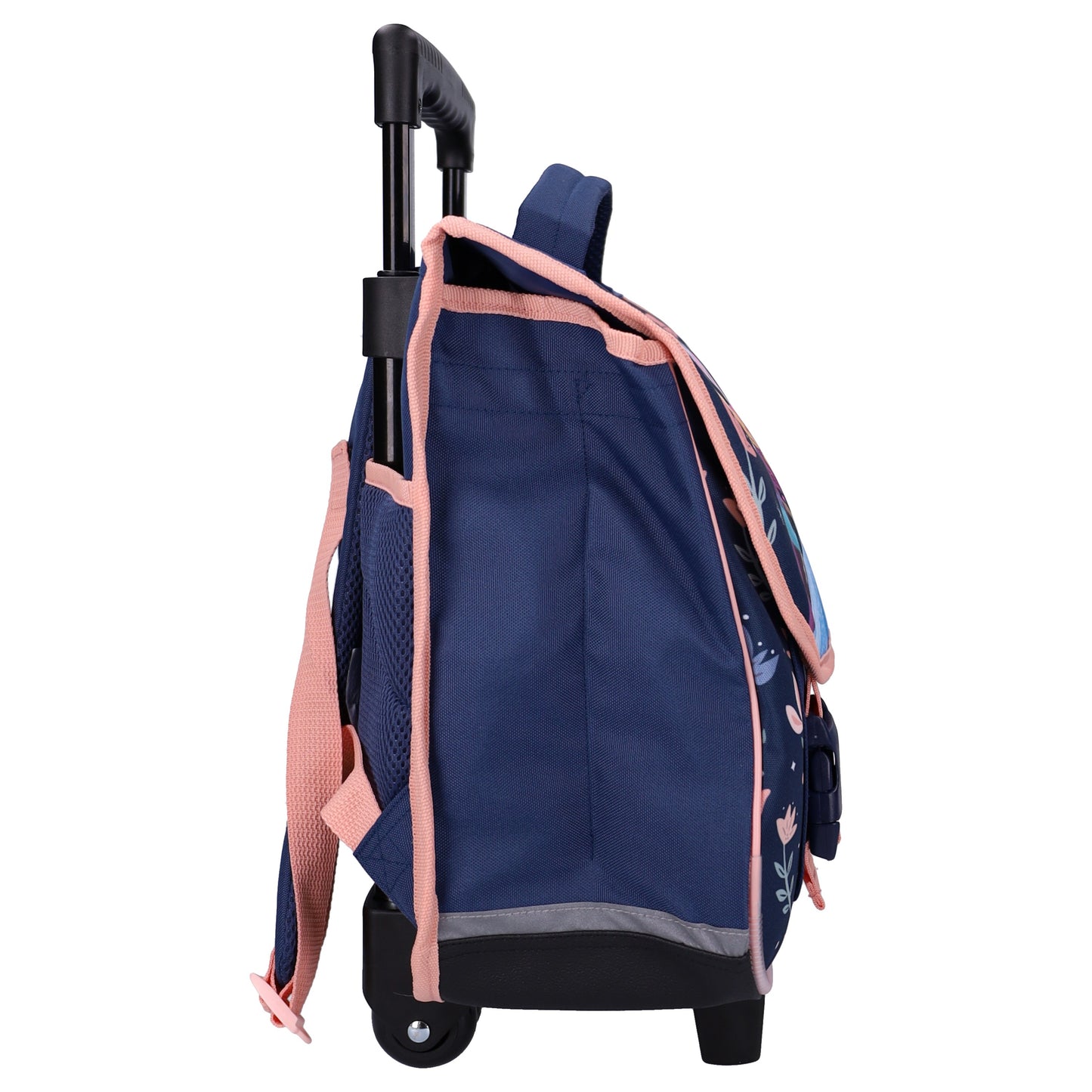 Disney Frozen II Louder Than Love Trolley Schulrucksack Elsa Anna mit Rollen Blau