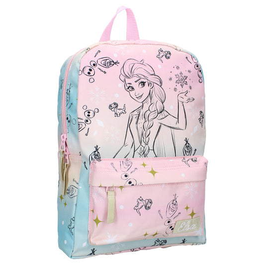 Disney Kinder Rucksack Frozen II – Bunter Schulrucksack mit Elsa & Olaf
