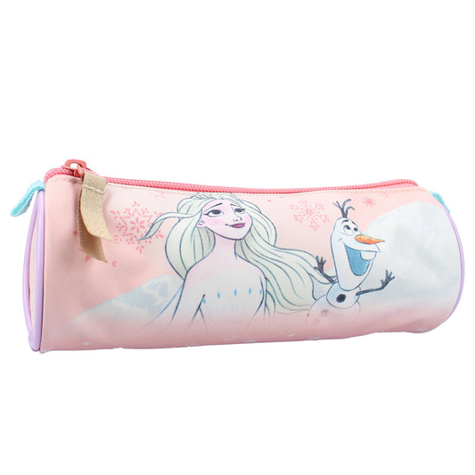 Disney Frozen II Stiftemäppchen – Rosa Schlampermäppchen mit zwei Fächern