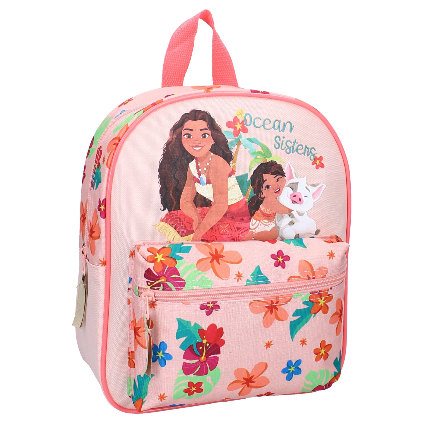 Vaiana Kinder Rucksack – Ocean Sisters Edition, Geräumiges Hauptfach & Vordertasche