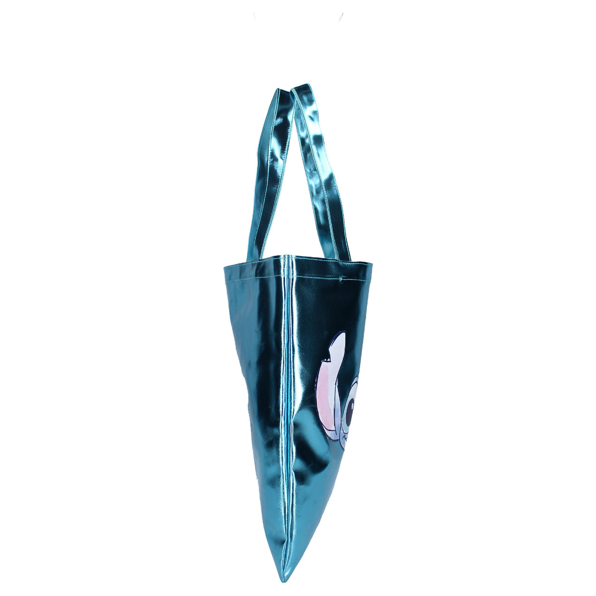 Disney Stitch Shopper Metallic Moves Modische Tasche 37x36 cm aus PU