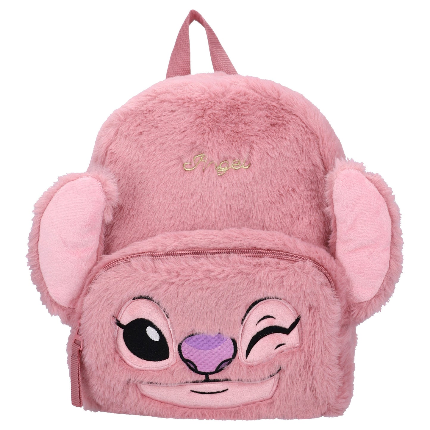 Disney Stitch Kinder Rucksack Fluffy Festival rosa und weich