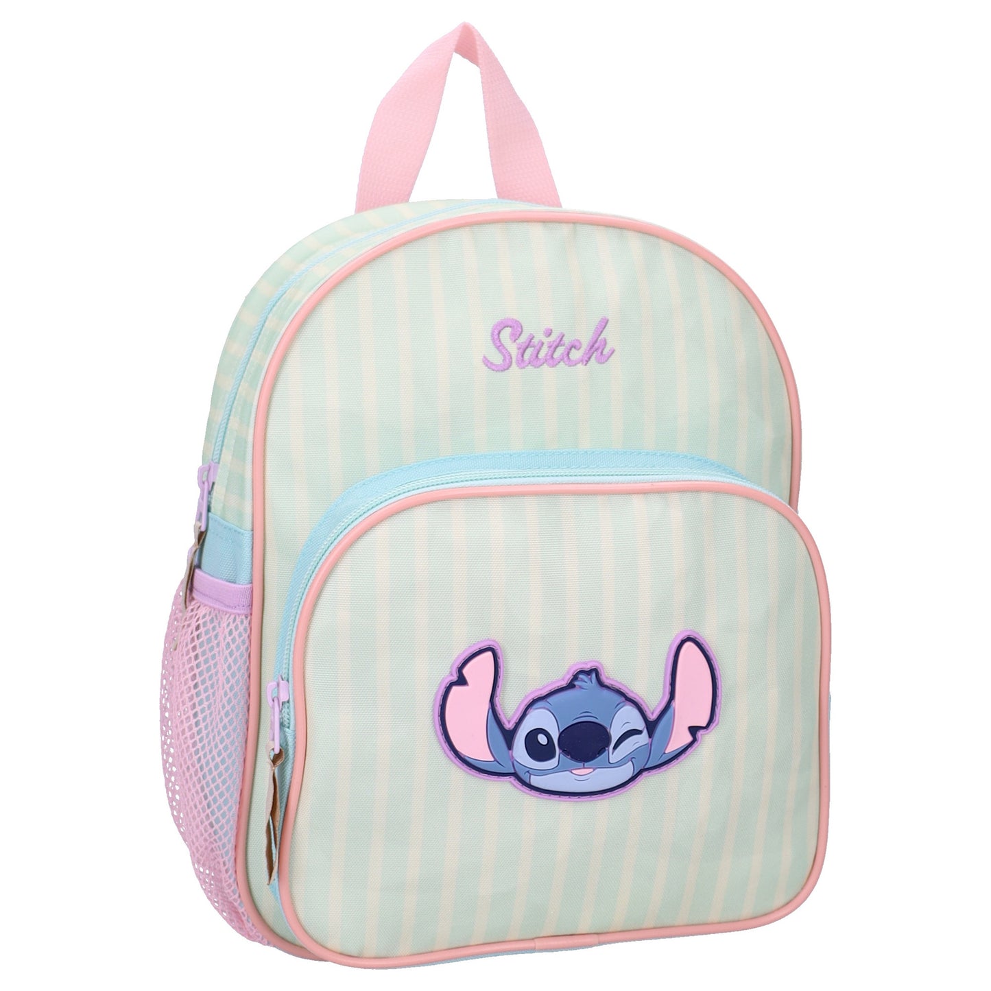Disney Stitch Rucksack Kinder Schulrucksack Super Stripes Tasche Kindergarten