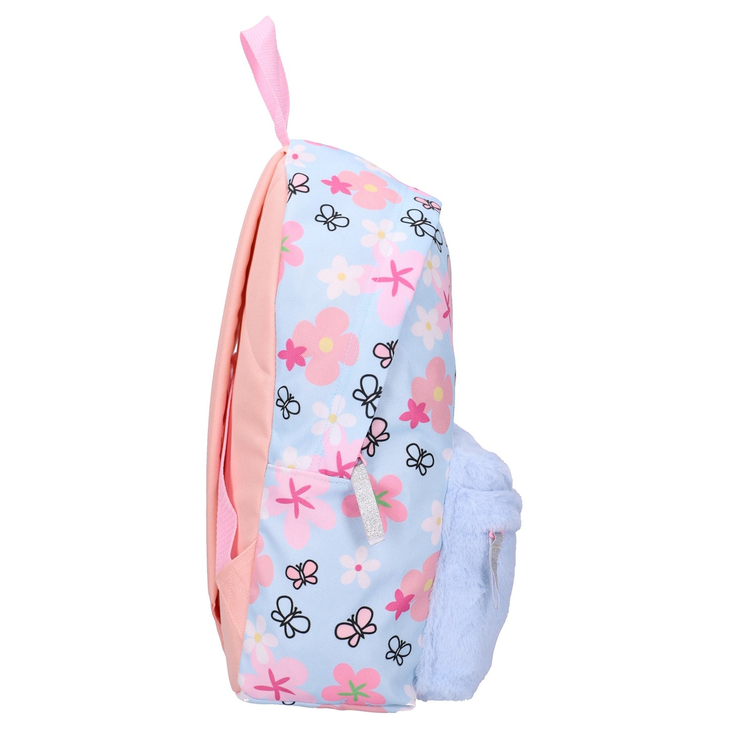 Disney Lilo & Stitch Rucksack Kinder 11,5 l Furry Fantasy mit Plüsch Fronttasche für Schule und Freizeit