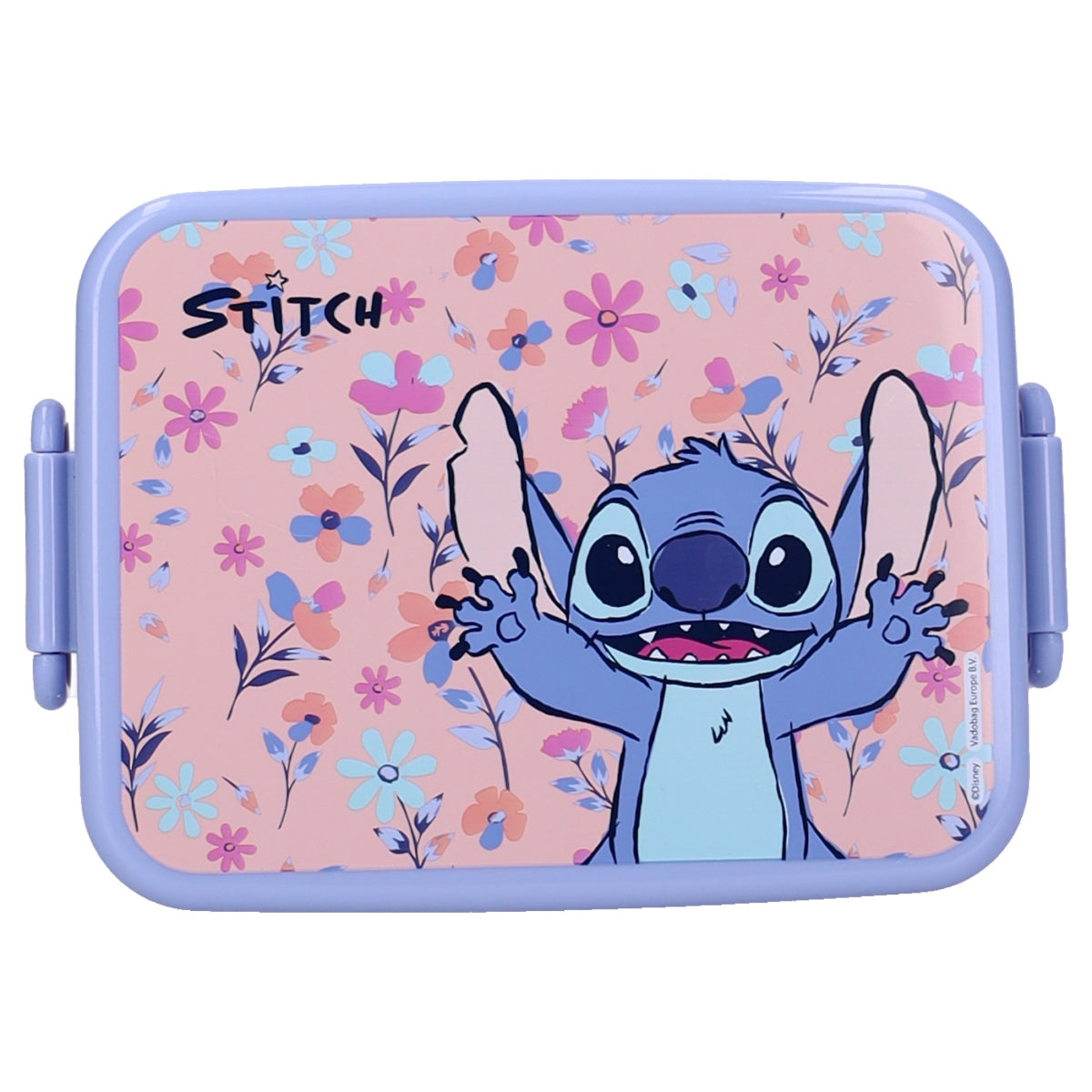 Disney Stitch Kinder Lunchbox Lunch Bunch mit Blumenmotiv