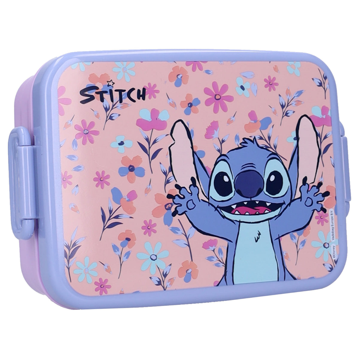 Disney Stitch Kinder Lunchbox Lunch Bunch mit Blumenmotiv
