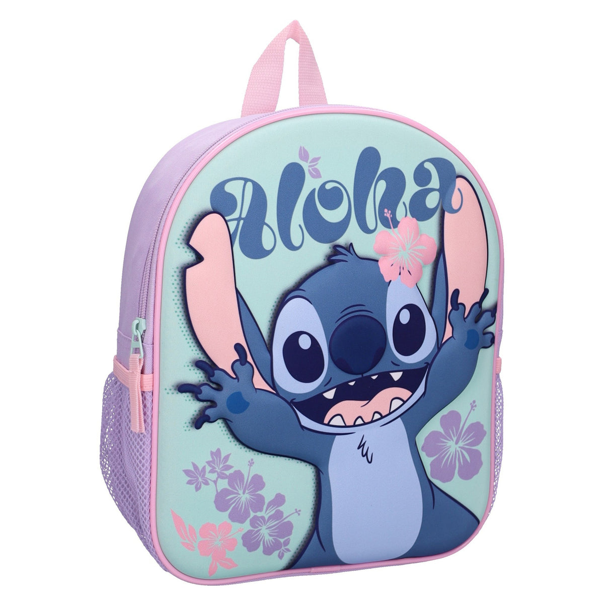 Disney Stitch Fun Bunch Kinder Rucksack 3D 9,2 L mit 3 Fächern für Schule Freizeit und Ausflüge