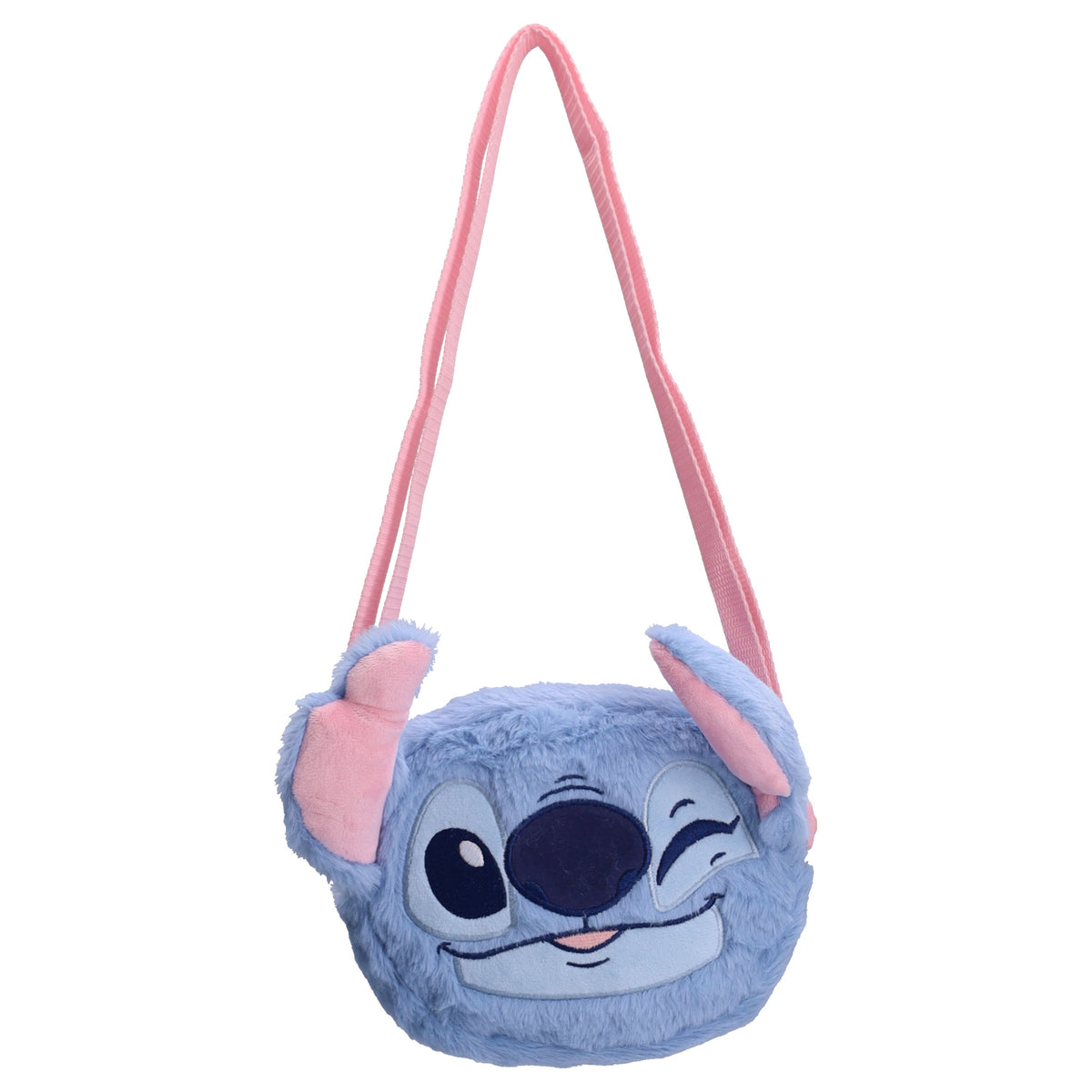 Disney Stitch Galaxy Fluff Kinder Schultertasche 1,7 L mit verstellbarem Schulterriemen für Freizeit