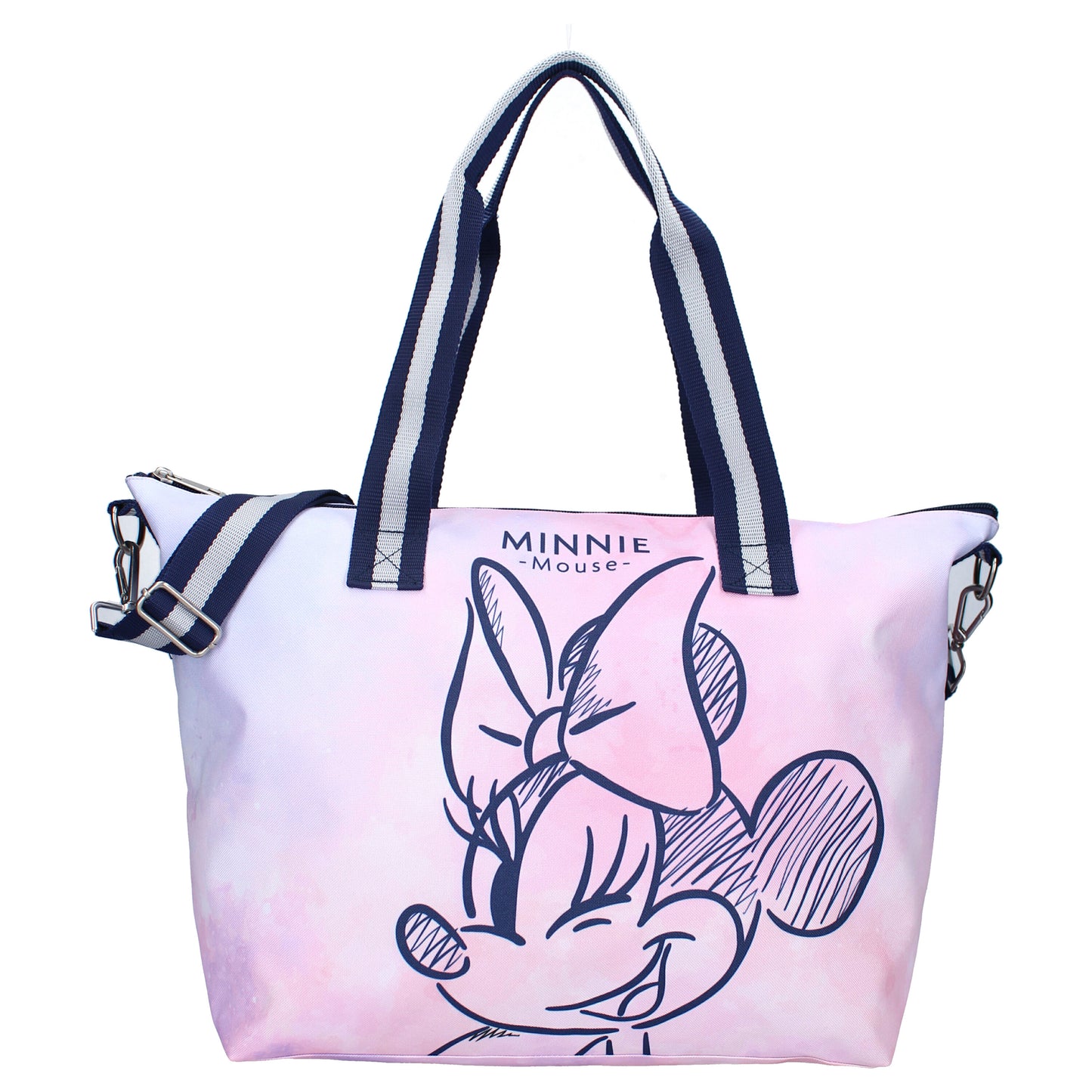 Disney Minnie Mouse Umhängetasche – modischer Shopper mit Reißverschluss