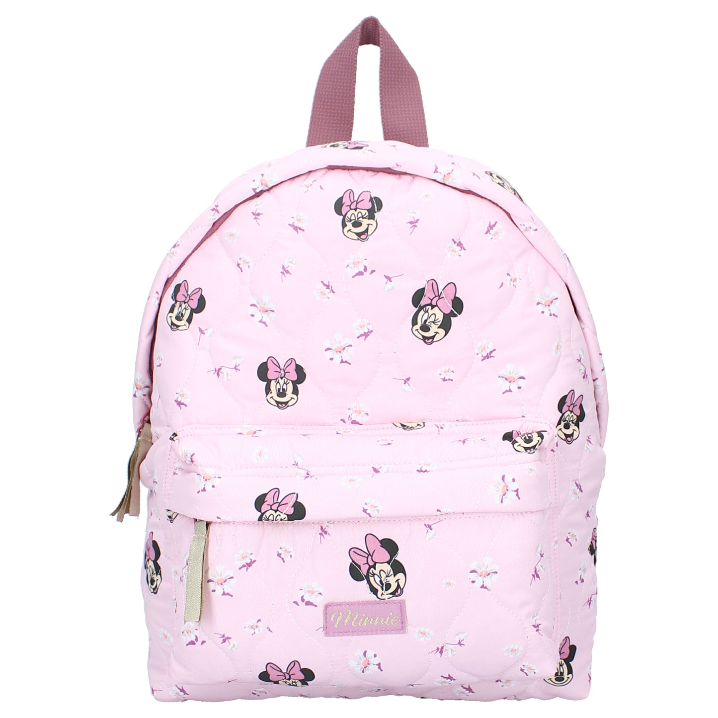 Disney Minnie Mouse Kinderrucksack mit Hauptfach und Vordertasche – Perfekt für Schule