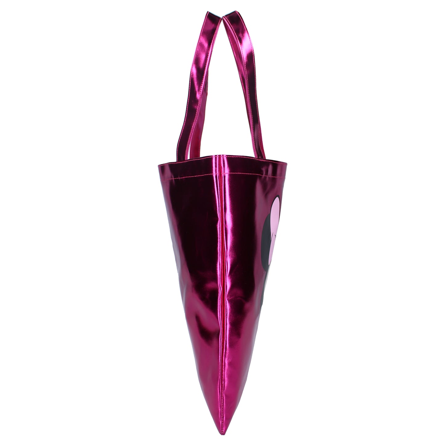 Disney Minnie Mouse Shopper – stylische Tragetasche in Metallic-Rosa