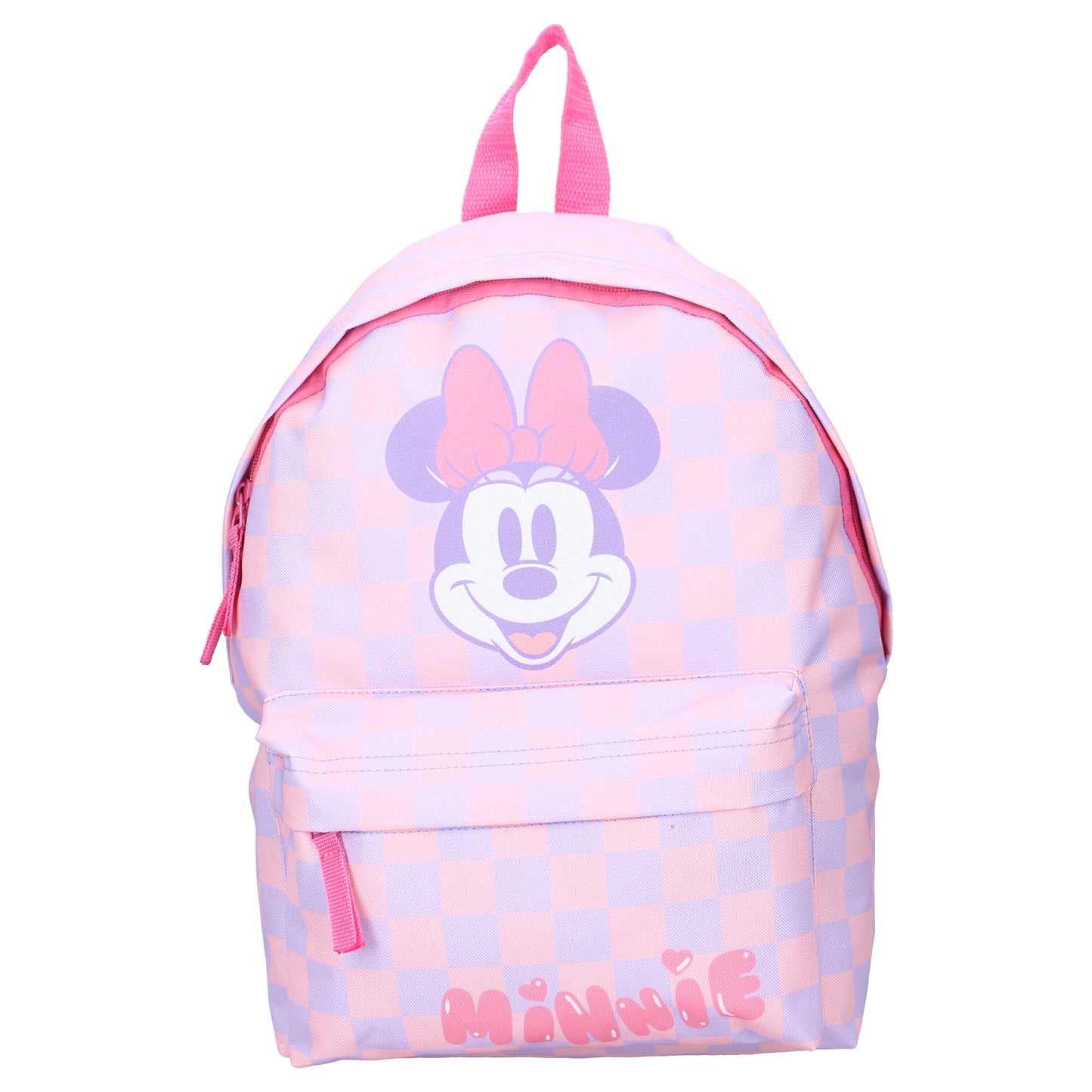 Disney Minnie Mouse Rucksack Schulrucksack Rosa mit Karomuster